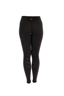 AA Platinum Damen Reitleggings mit Kniebesatz