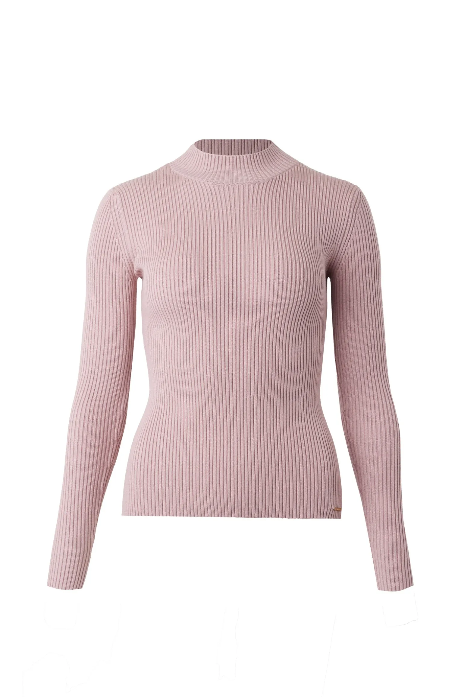 Aca Damen Rippstrickpullover