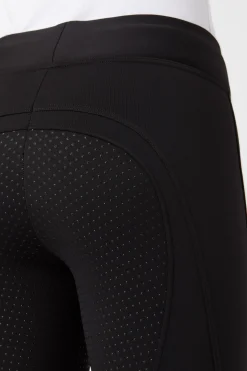 Active Winterreitleggings mit Vollbesatz und Silikon-Grip für Damen