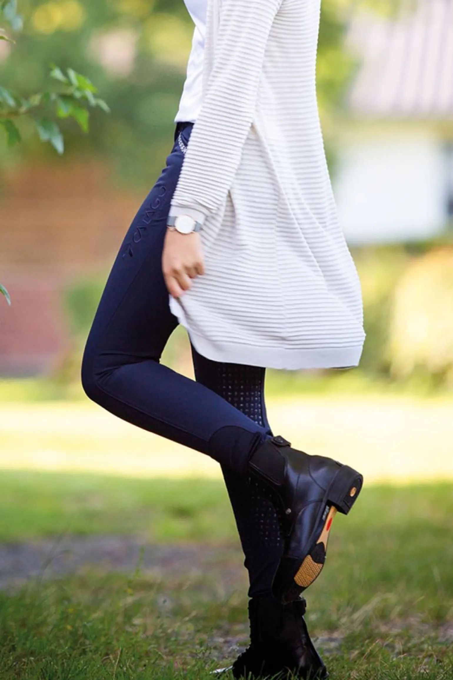 Advanced II BZ Reitstiefeletten mit Reißverschluss hinten und Schnürung