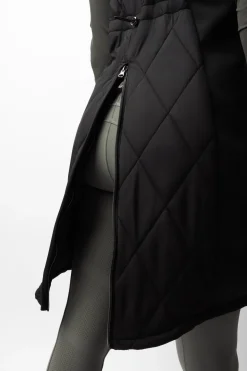 Agnetha Damen lange wattierte Weste