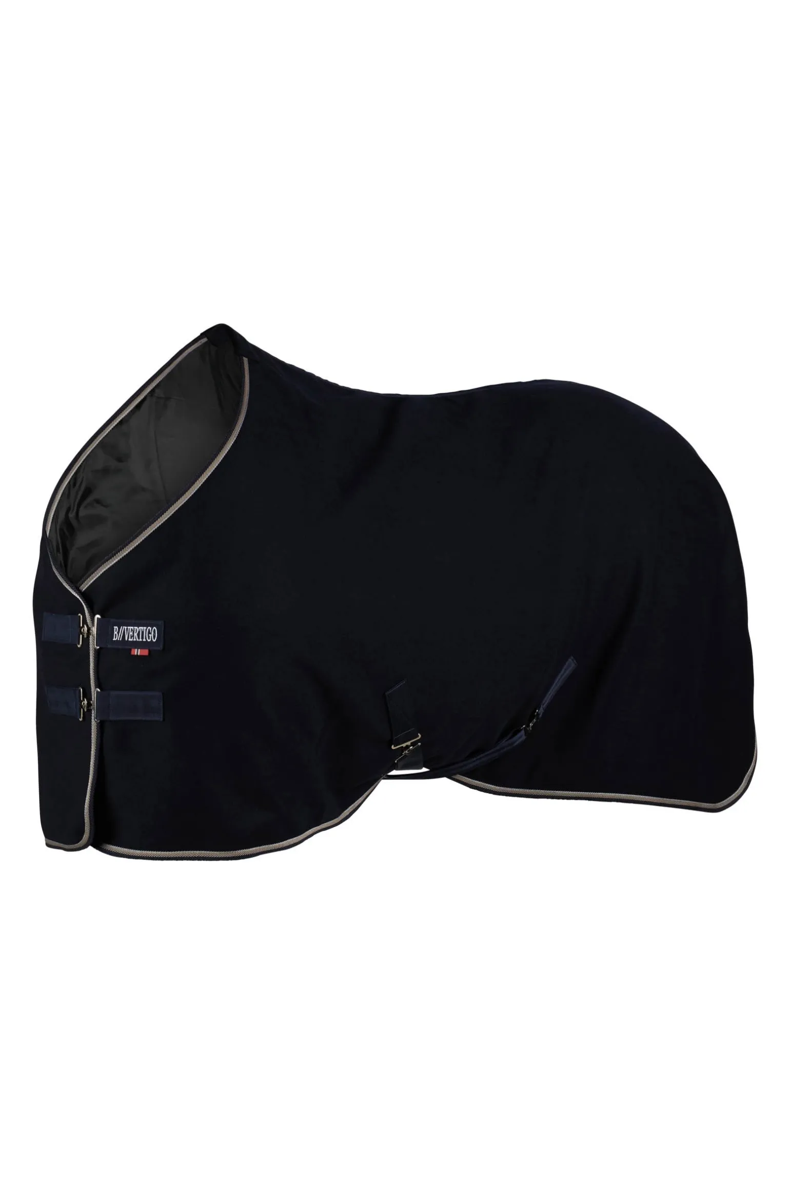 Arendal Wolldecke mit goldenem Streifen