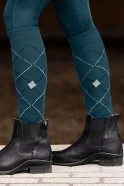 Argyle atmungsaktive Reitsocken