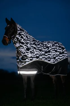 Arika reflektierende Weidedecke mit abnehmbarem Halsteil, 100 g