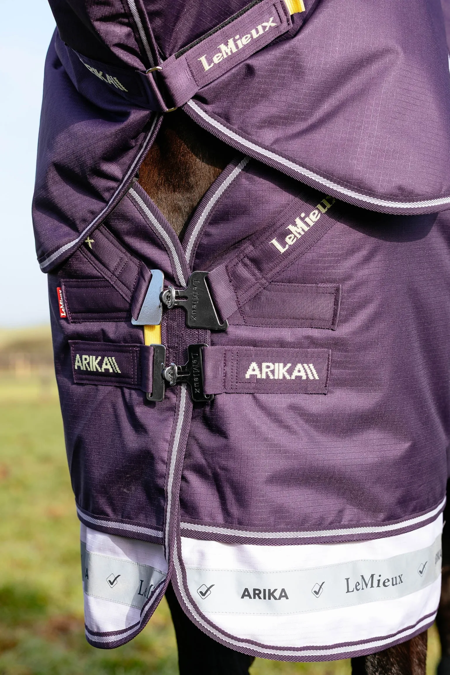 Arika Ripstop Weidedecke mit abnehmbarem Halstseil, 0 g