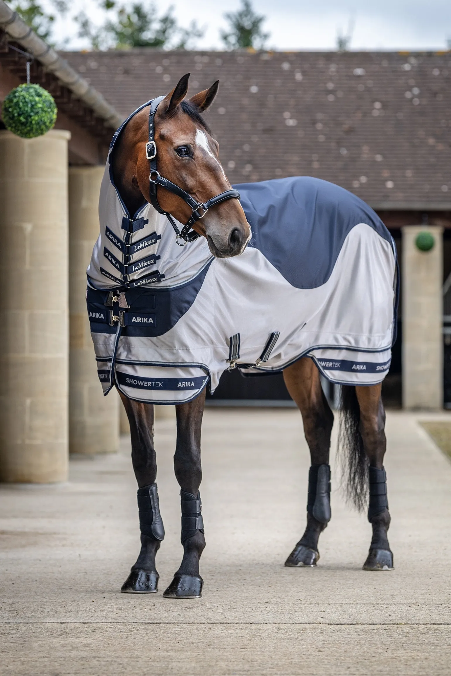 Arika Shower-Tek Fliegendecke mit abnehmbarem Halsteil