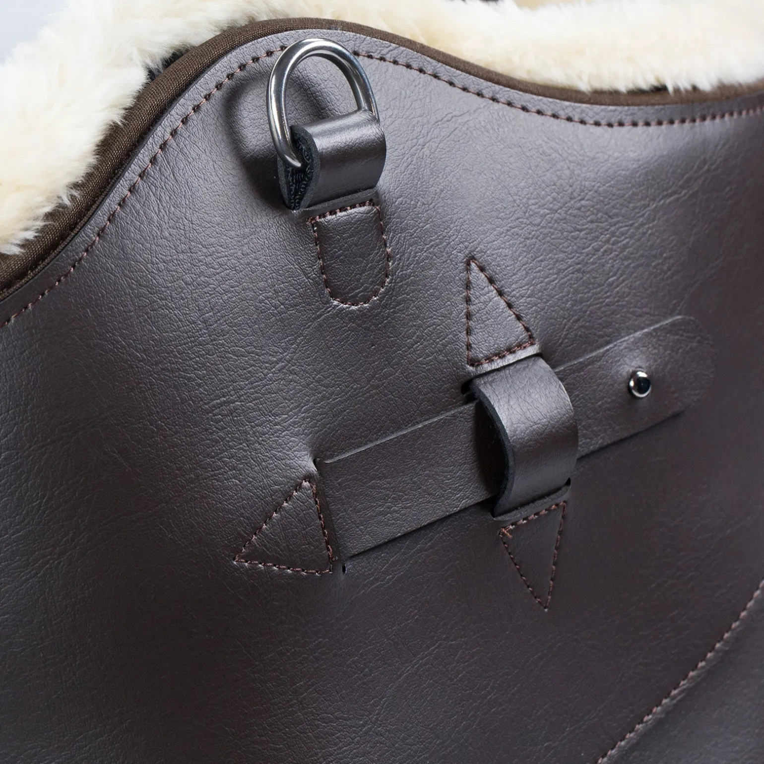 Atlanta Stollenschutz-Sattelgurt mit Fleecefutter