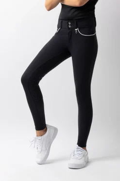 Aubrey Kinder Reithose mit Vollbesatz mit Silikon und hohem Bund