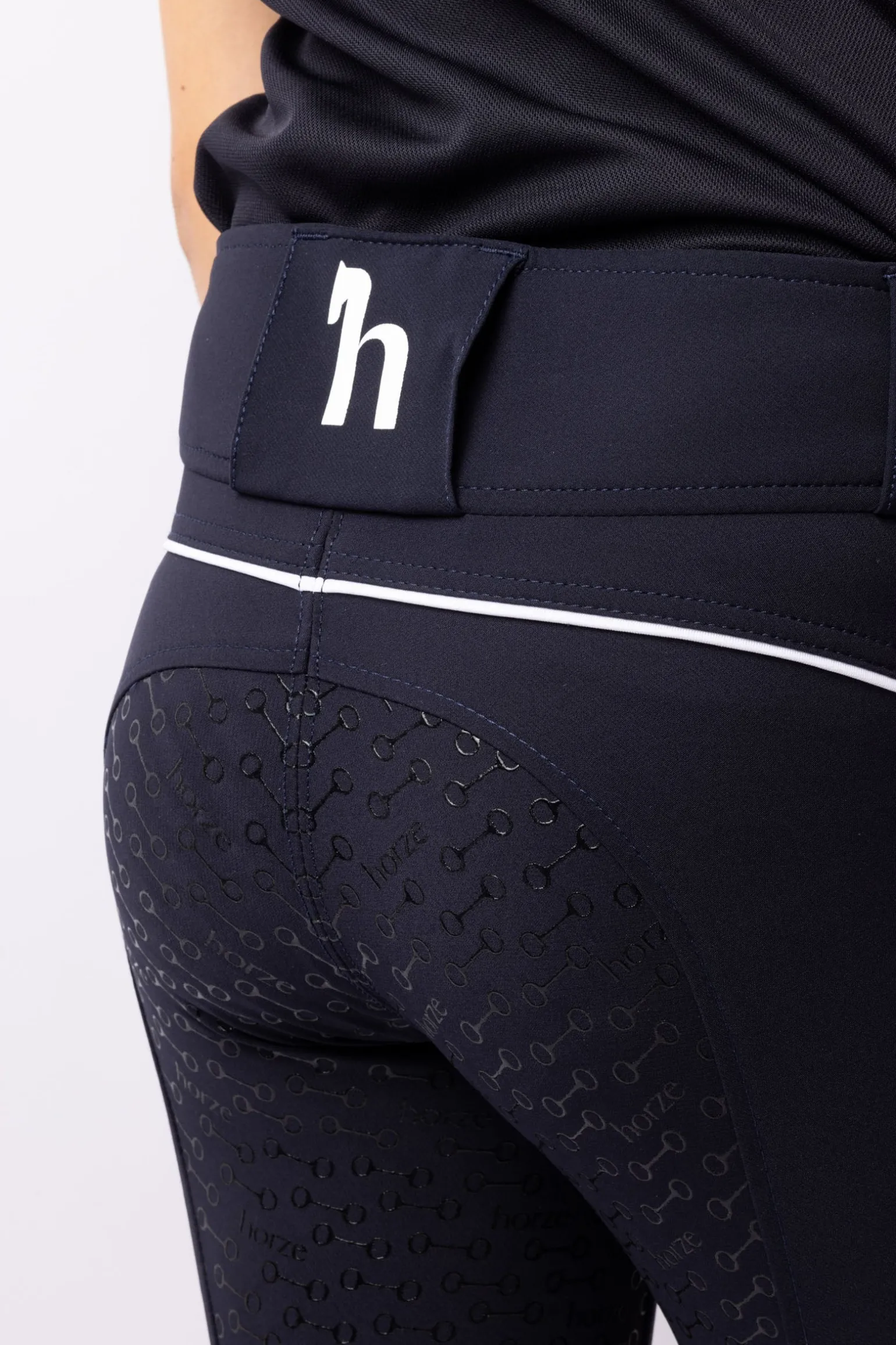 Aubrey Kinder Reithose mit Vollbesatz mit Silikon und hohem Bund