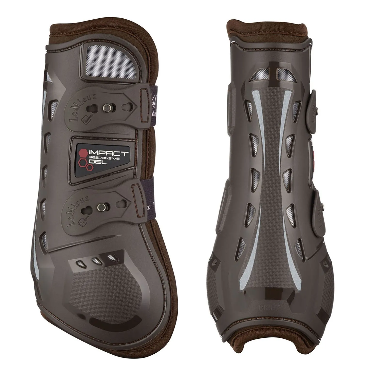 Auf Stöße reagierende Sehnenschoner