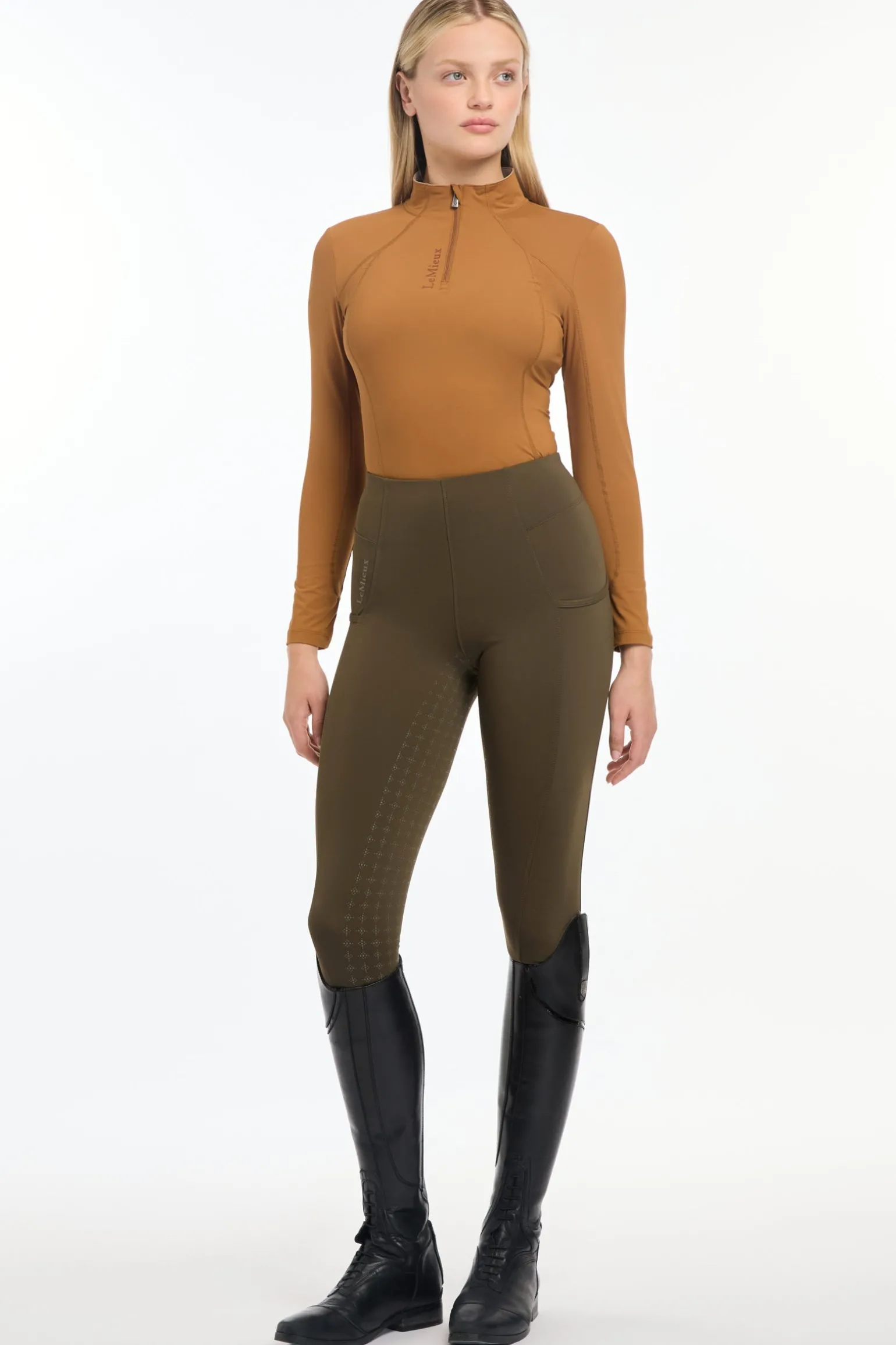 Baselayer mit Reißverschluss