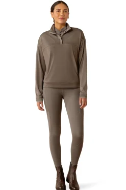 Breathe Damen Sweatshirt mit 1/2 Reißverschluss