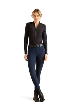 Breathe Damen-Funktionsshirt mit langen Ärmeln und 1/4 Reißverschluss