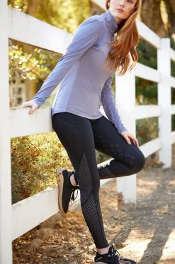 Breathe Eos Damen Reitleggings mit Teil-Grip