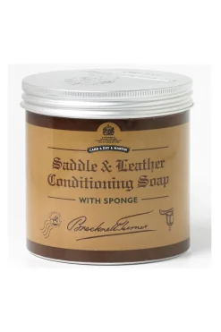 Brecknell Turner Saddle & Leather Conditioning Soap with sponge