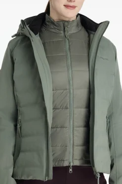 Brooke wasserdichte Damen-Hybridjacke