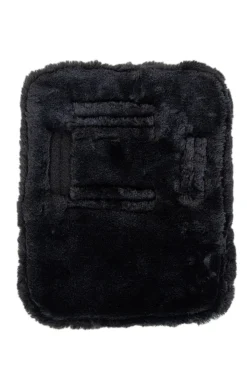 Brusterweiterung aus veganem Lammfell, 2 Schnallen