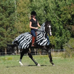 Buzz-Off Zebra Fliegenausreitdecke