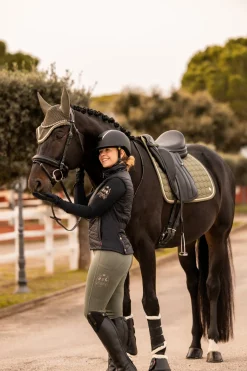 Caitlin Damen High Waist Reitleggings mit Vollgrip