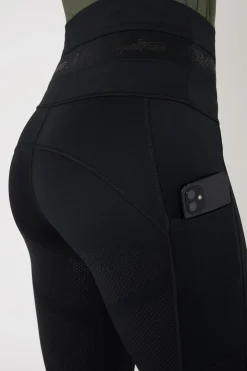 Caitlin Damen High Waist Reitleggings mit Vollgrip