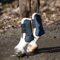 Caliber Gamaschen mit Kunstfellfutter