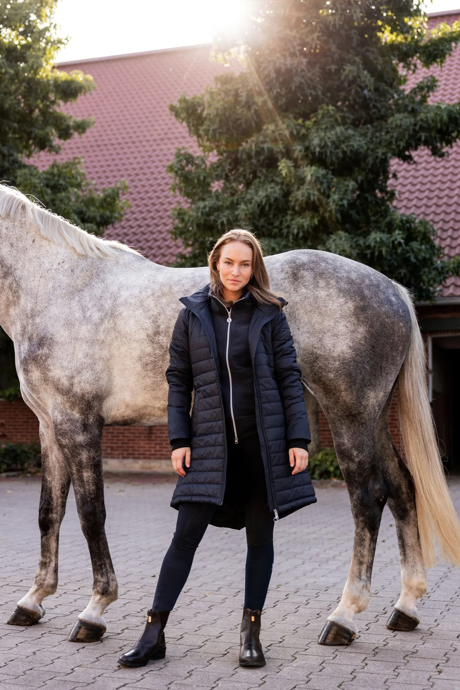 Charlotte lange Damen Reitjacke