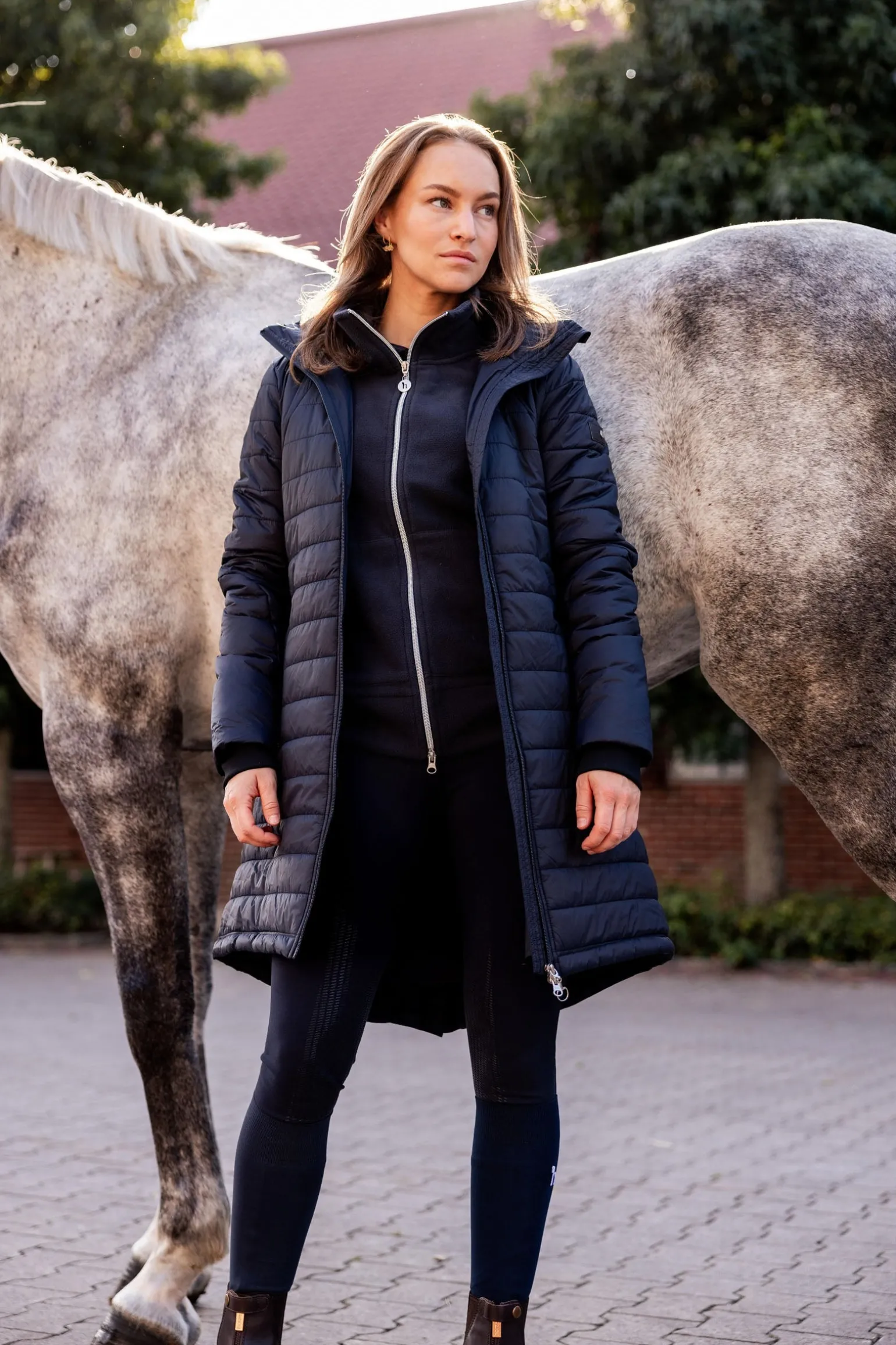 Charlotte lange Damen Reitjacke