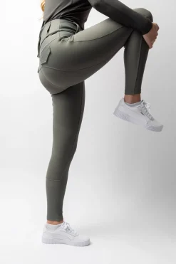 Chiara Vollbesatzreithose mit Kompression und Hybrid-Design