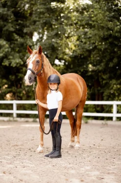 Christel Kinder Turniershirt mit Kurzarm und Rüschen
