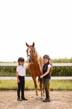 Christel Kinder Turniershirt mit Kurzarm und Rüschen
