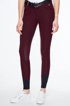 Classic Style Damen Kniebesatz Reithose