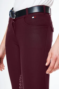 Classic Style Damen Kniebesatz Reithose