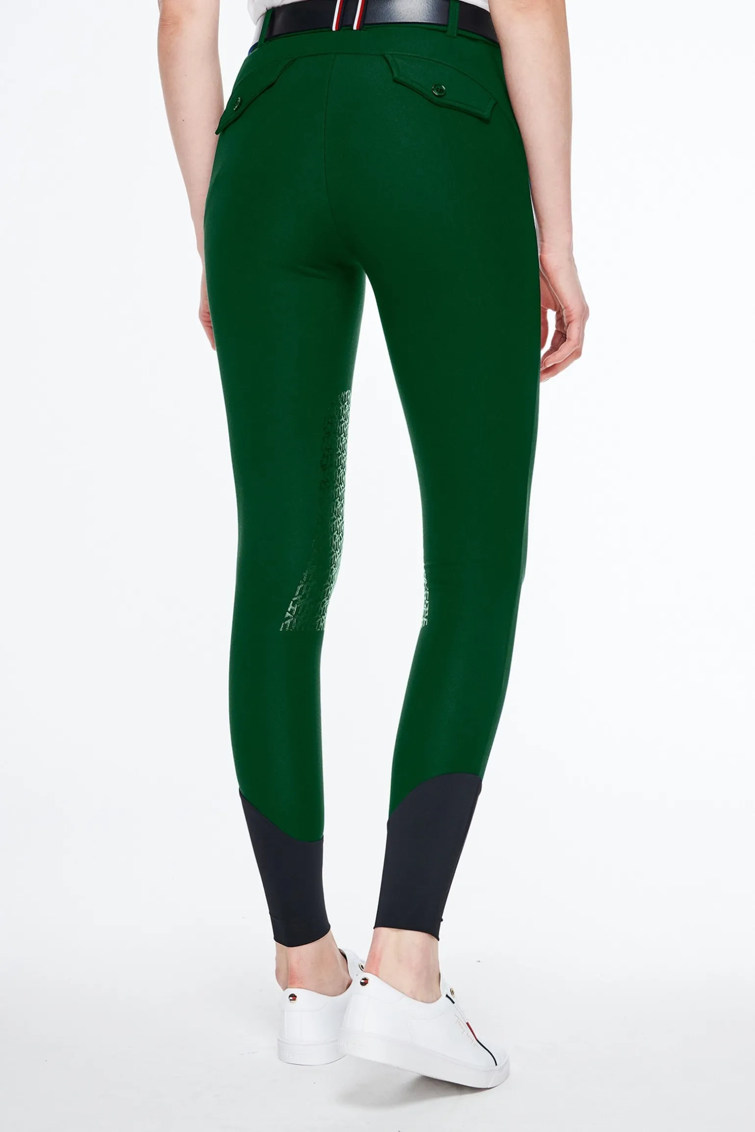 Classic Style Damen Kniebesatz Reithose