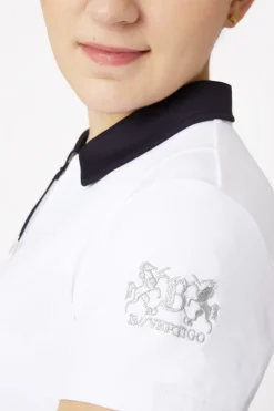 Claudine Damen Kurzarm-Poloshirt