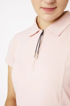 Claudine Damen Kurzarm-Poloshirt