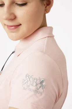 Claudine Damen Kurzarm-Poloshirt