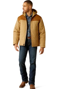 Crius gefütterte Jacke mit Kapuze