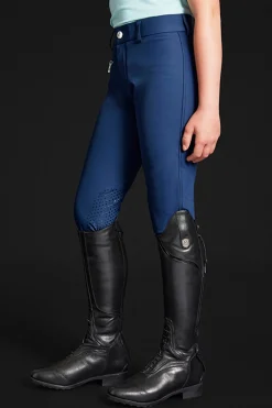 Crown Kinderreithose mit Kniebesatz