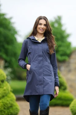 Damen Lange Regenjacke Grace