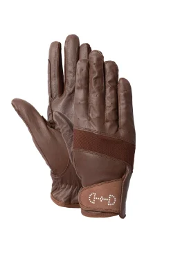 Damen Leder Reithandschuhe