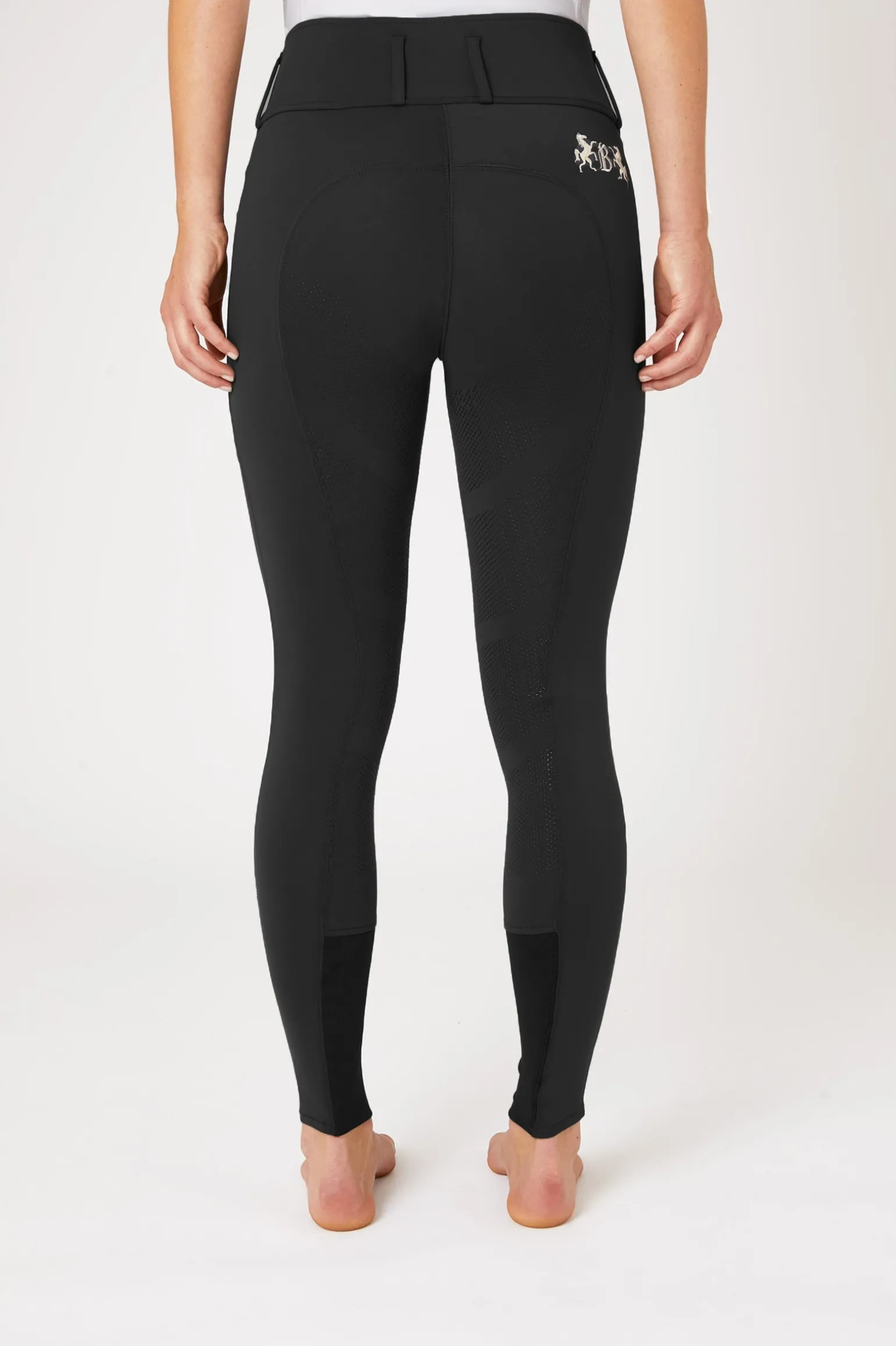 Damenreithose Meghan mit hohem Bund und Vollbesatz UPF 50+