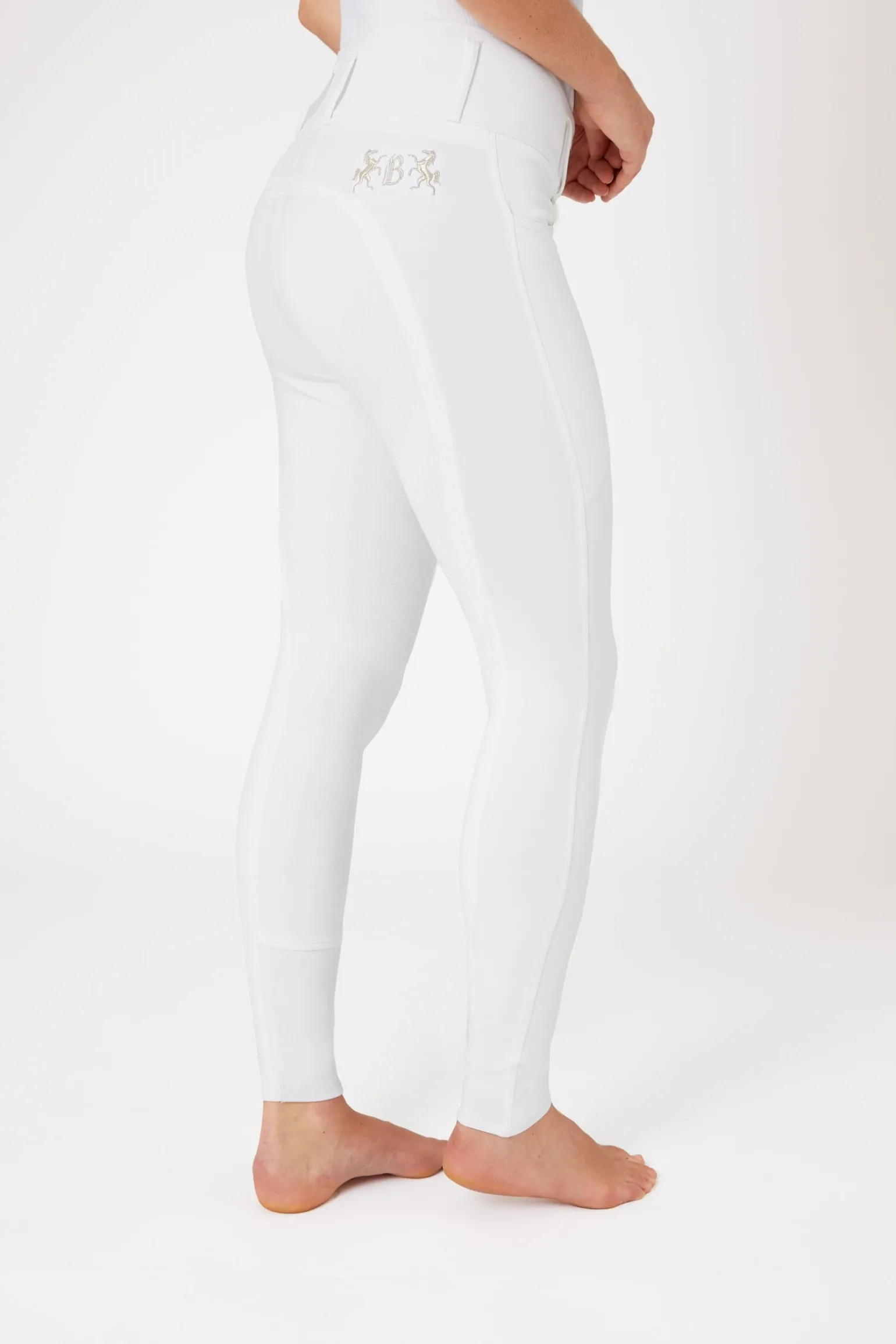 Damenreithose Meghan mit hohem Bund und Vollbesatz UPF 50+