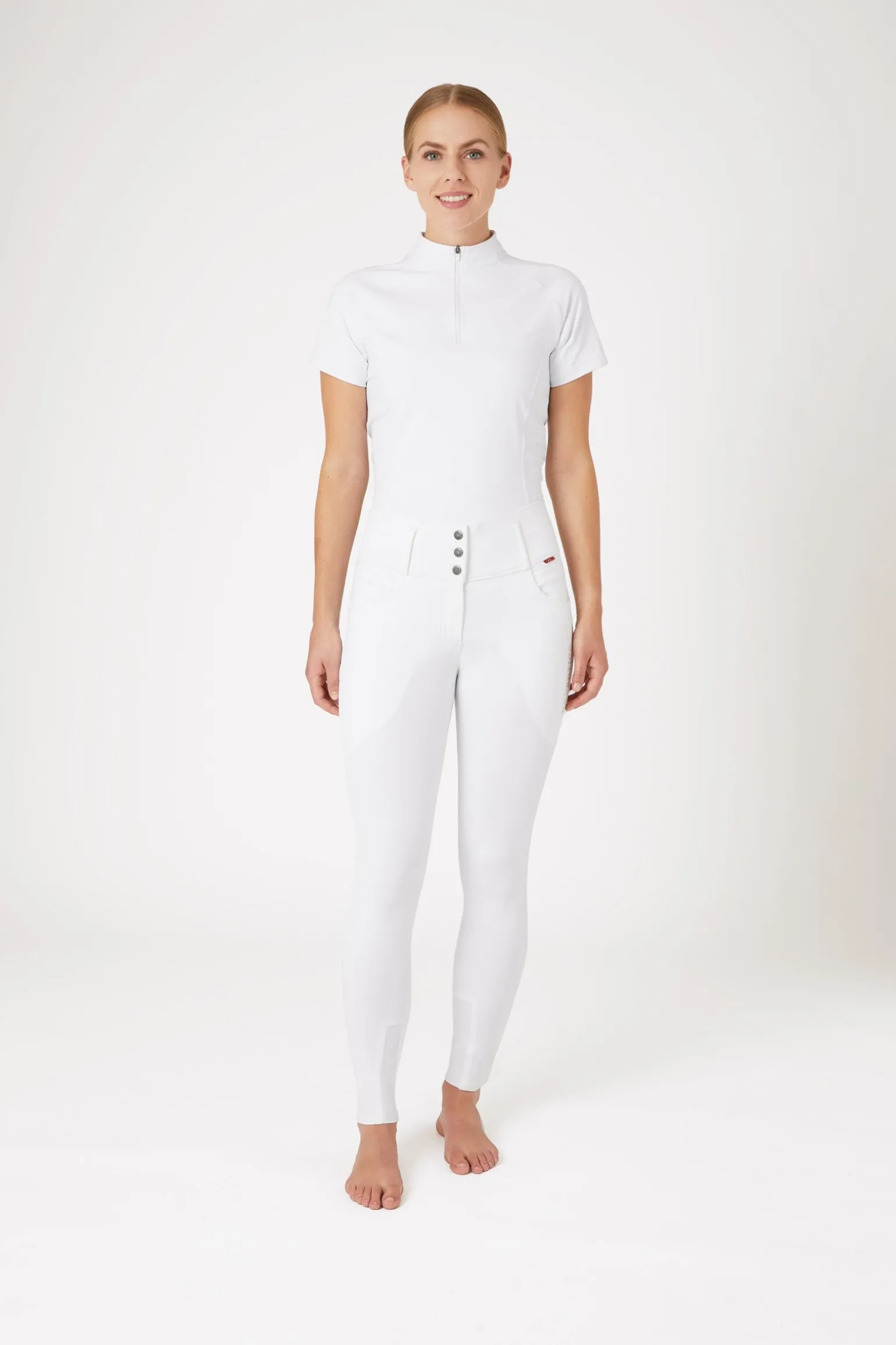 Damenreithose Meghan mit hohem Bund und Vollbesatz UPF 50+