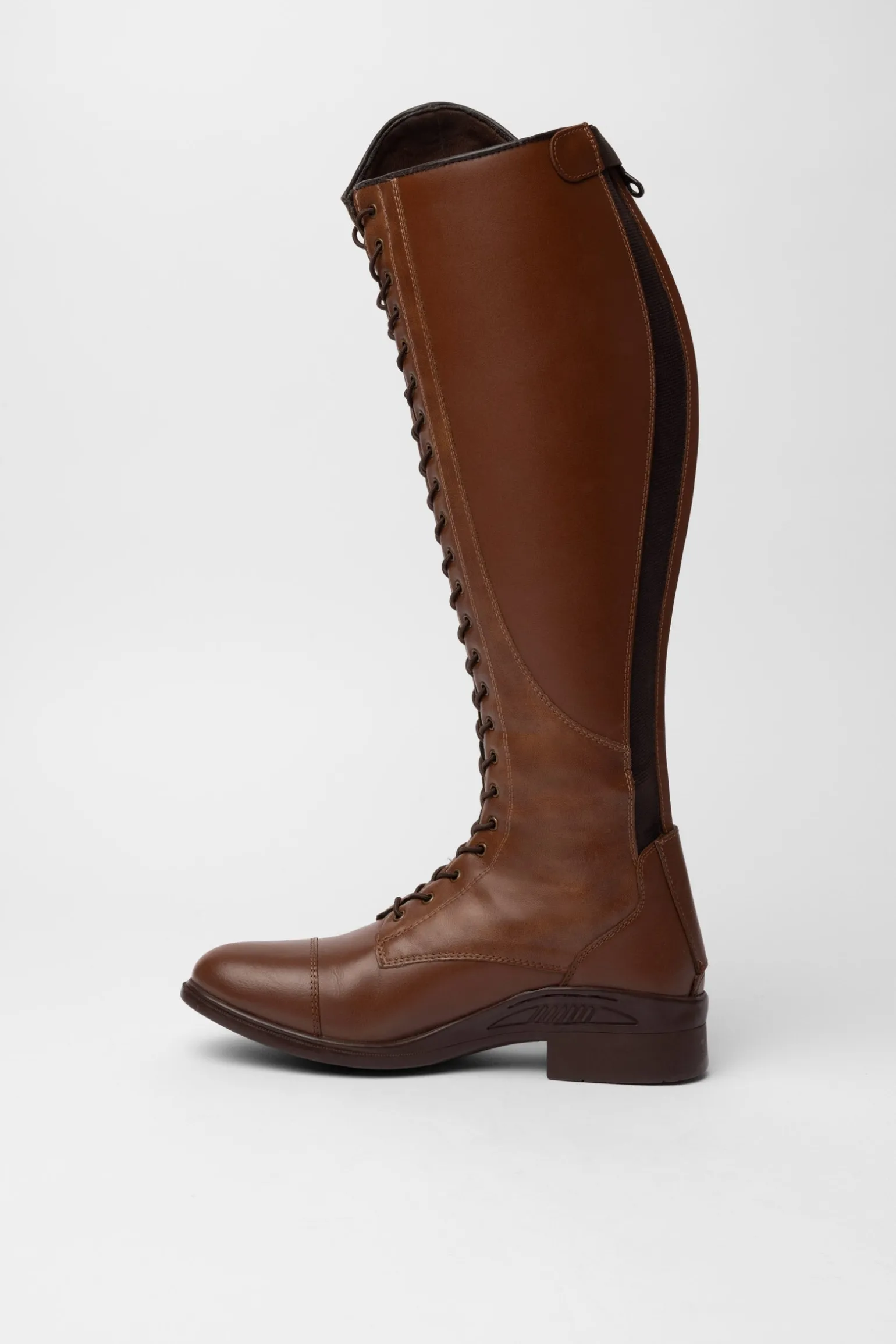 Damenreitstiefel mit Schnürung