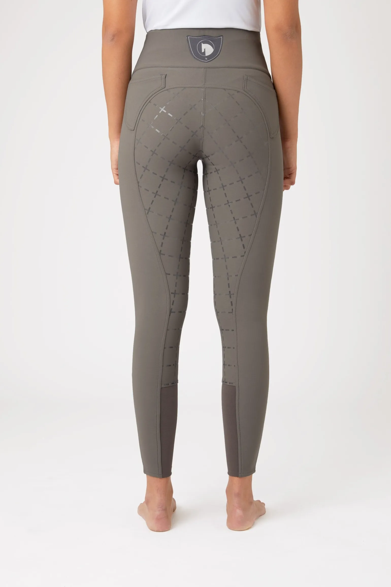 Desiree Damenreithose mit hohem Bund und Silikongrip-Vollbesatz, UPF 50+