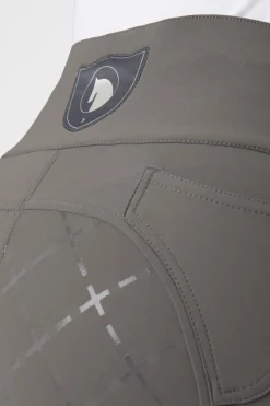 Desiree Damenreithose mit hohem Bund und Silikongrip-Vollbesatz, UPF 50+