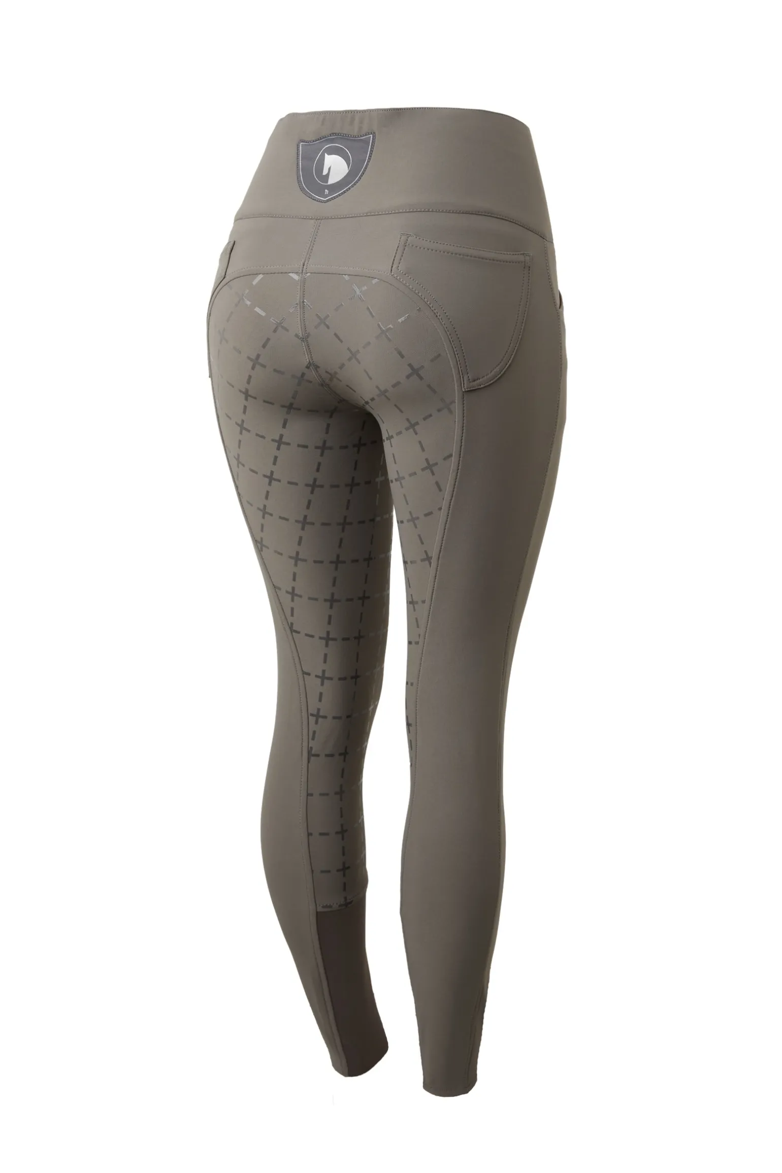 Desiree Damenreithose mit hohem Bund und Silikongrip-Vollbesatz, UPF 50+