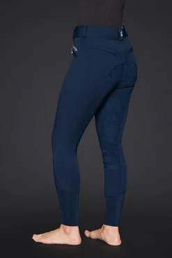 Diana Damen Vollbesatzreithose mit Kunstleder