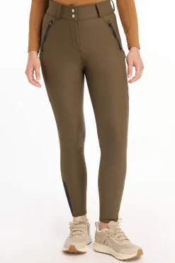 Drytex Damen-Winterreithose, wasserdicht mit Kniebesatz