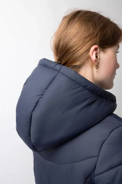 Edith Damen langer wattierter Mantel